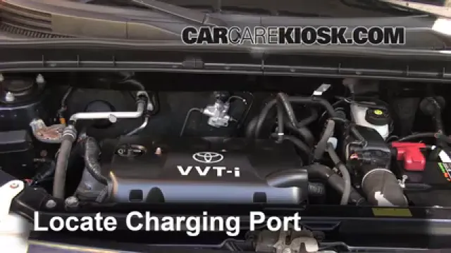 2006 Scion xB 1.5L 4 Cyl. Air Conditioner Recharge Freon